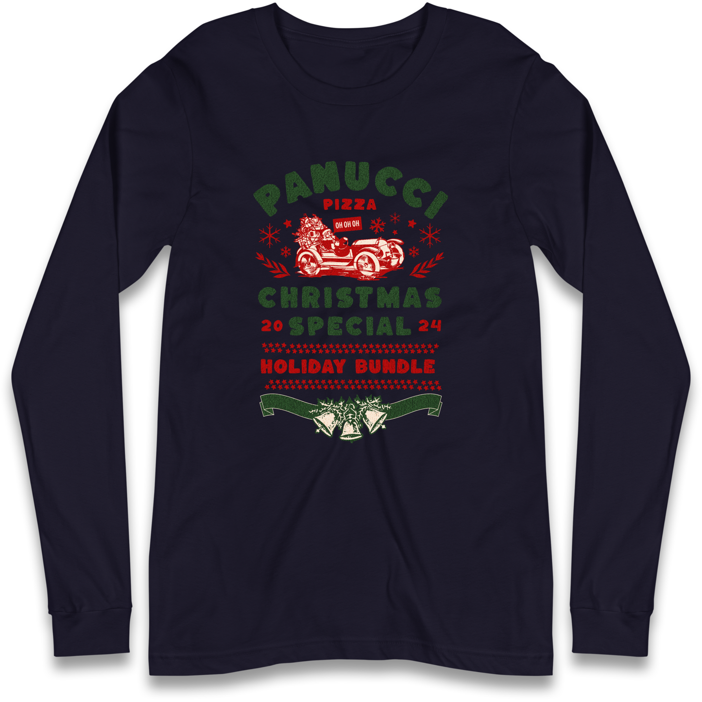 Panucci Pizza Christmas Special Christmas Longsleeve T Shirt