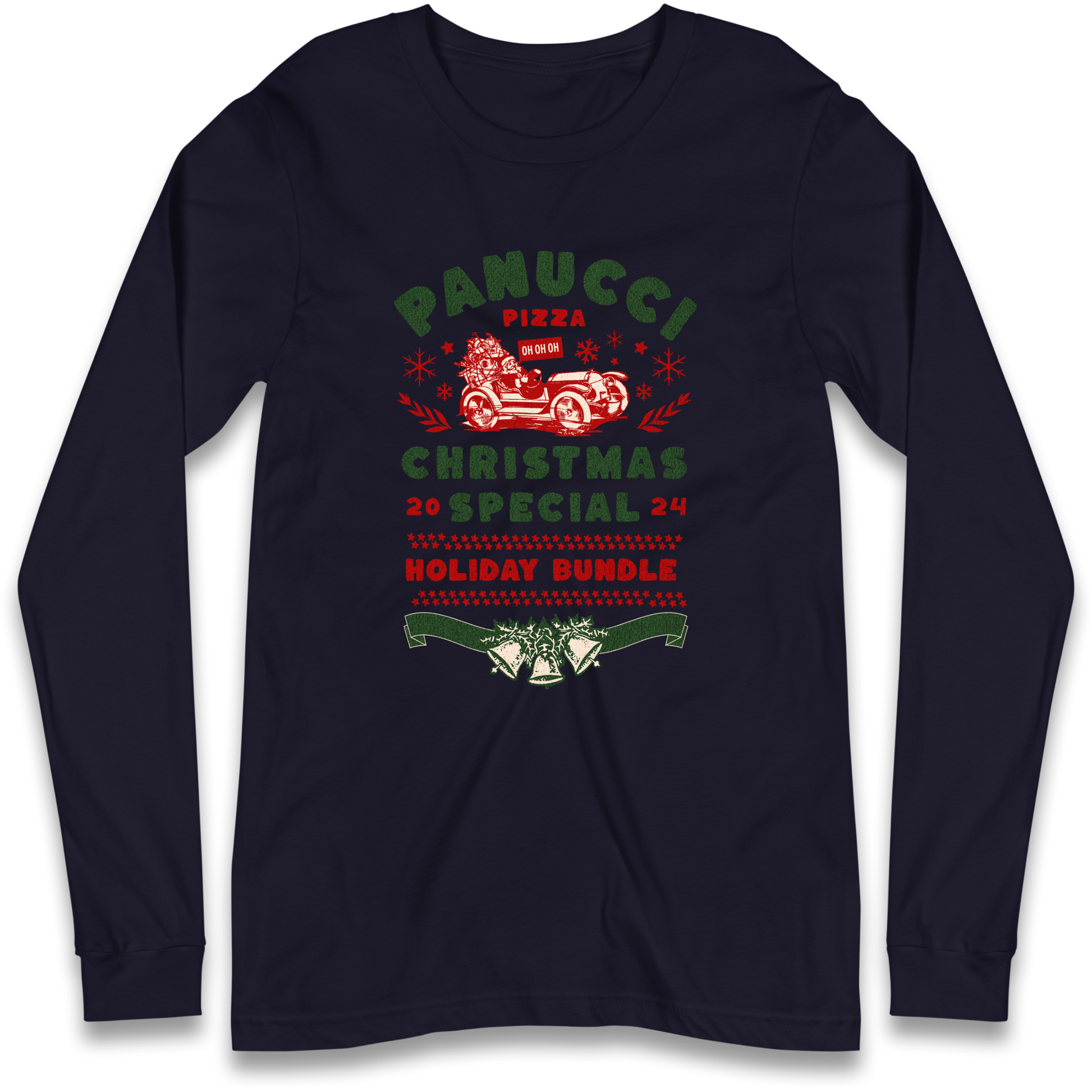 Panucci Pizza Christmas Special Christmas Longsleeve T Shirt