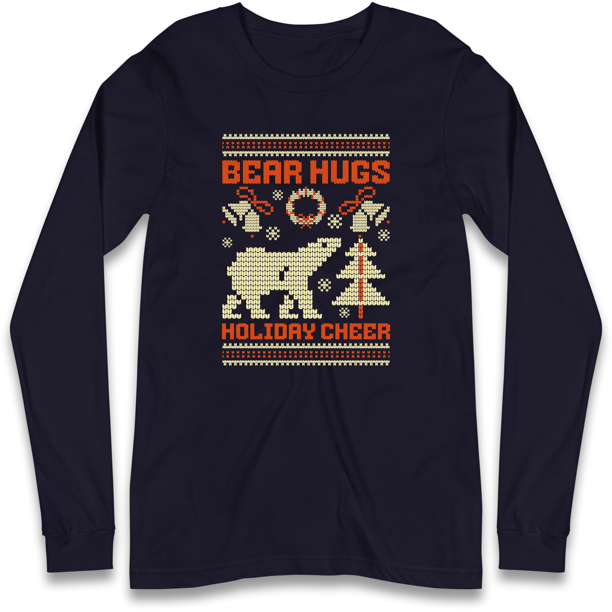Bear Hugs Holiday Cheer Longsleeve T Shirt