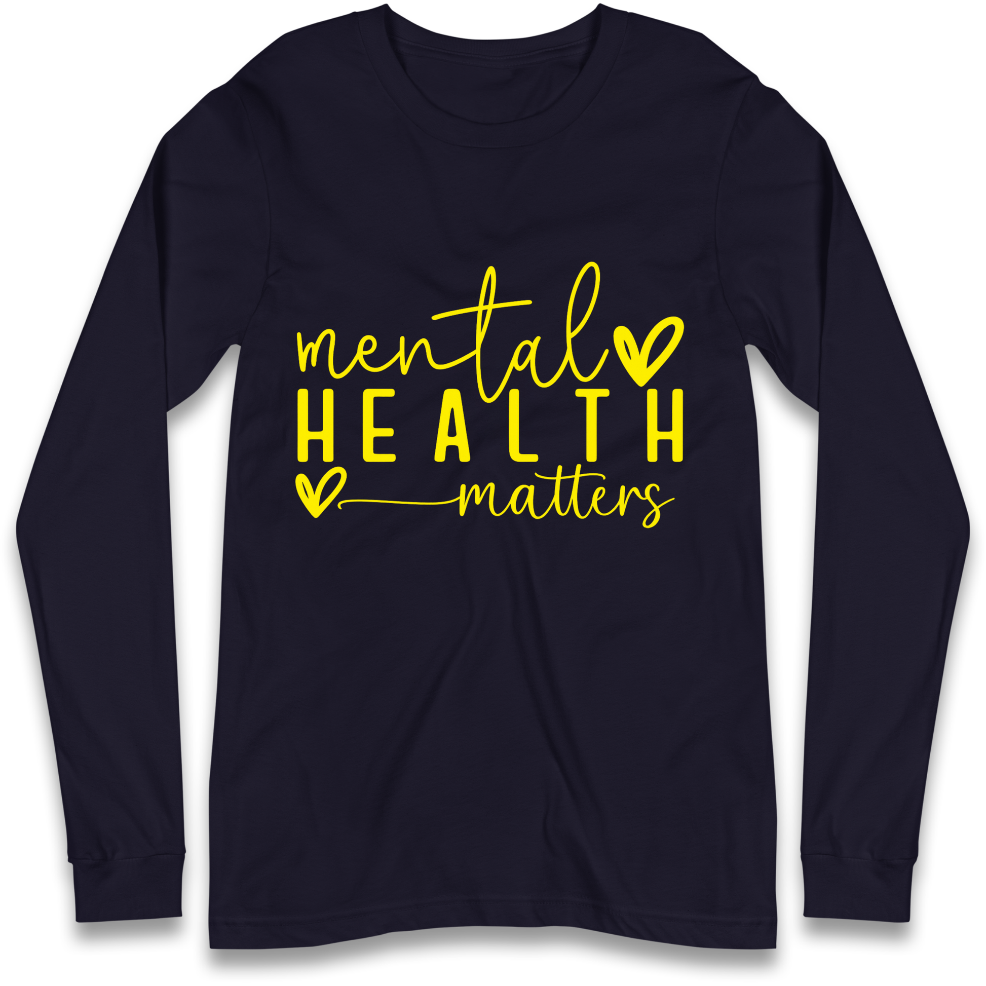 Yellow Mental Health Longsleeve T Shirt