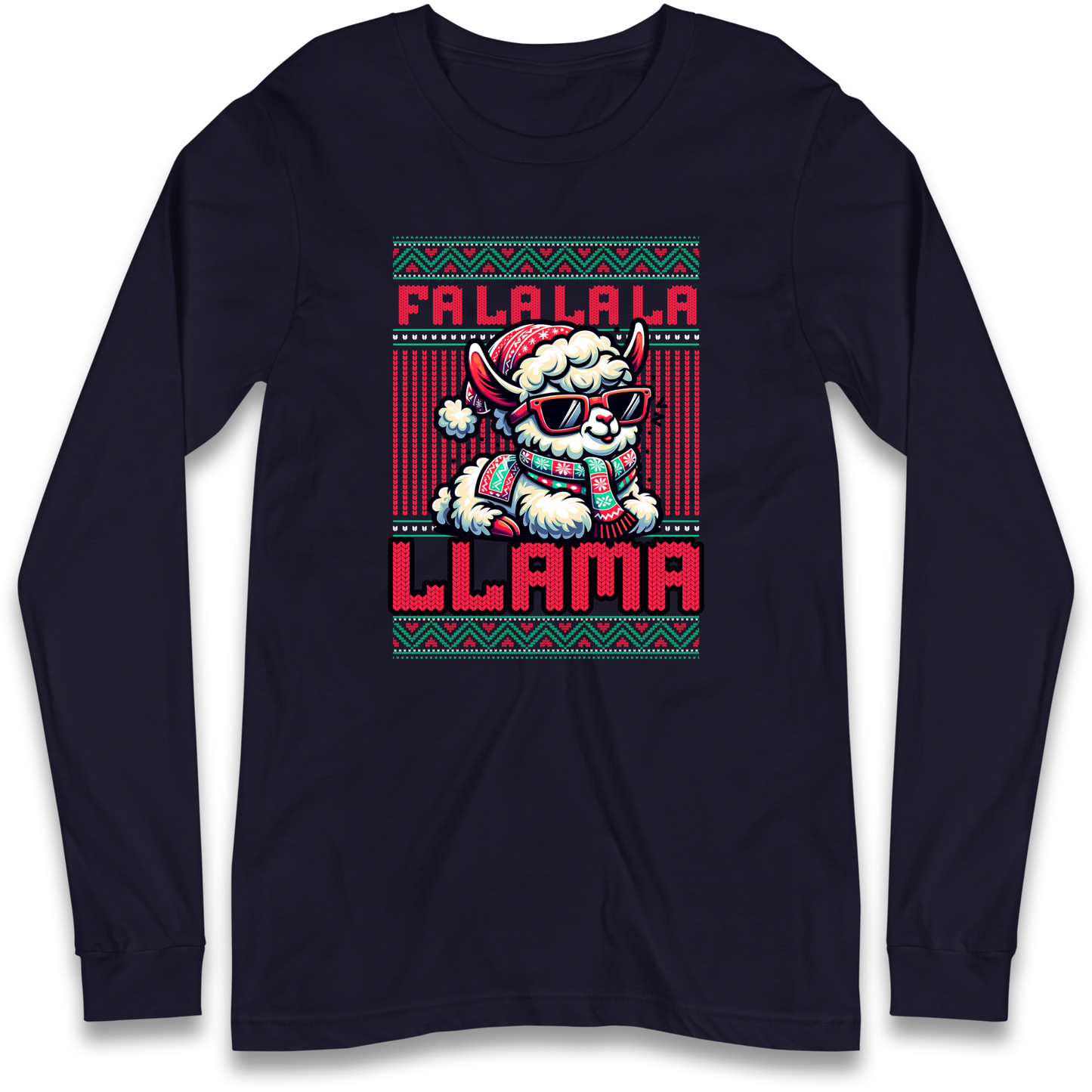 FA LA LA LA LLAMA Longsleeve T Shirt
