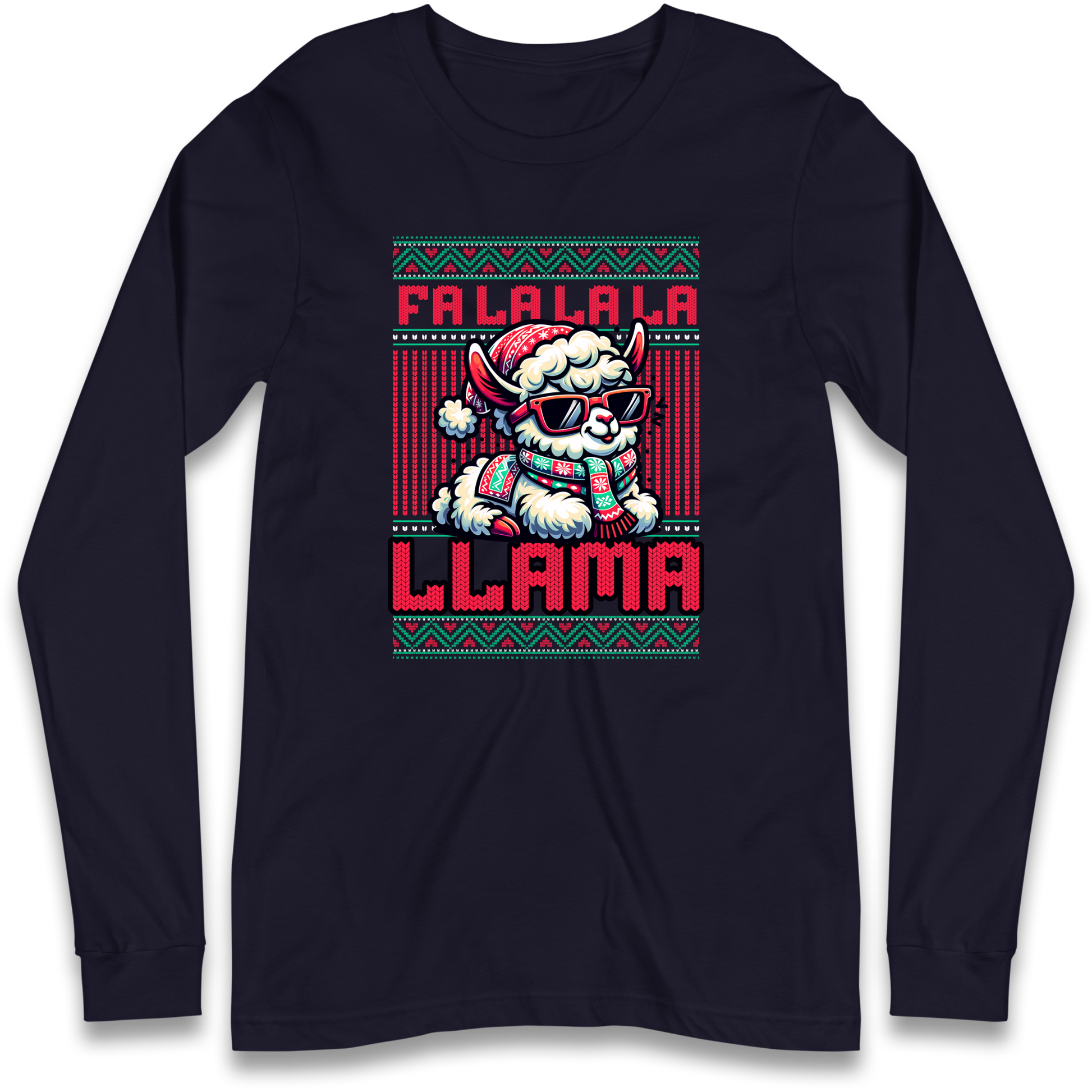 FA LA LA LA LLAMA Longsleeve T Shirt
