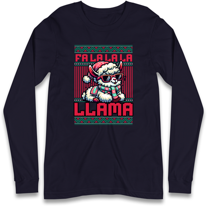 FA LA LA LA LLAMA Longsleeve T Shirt