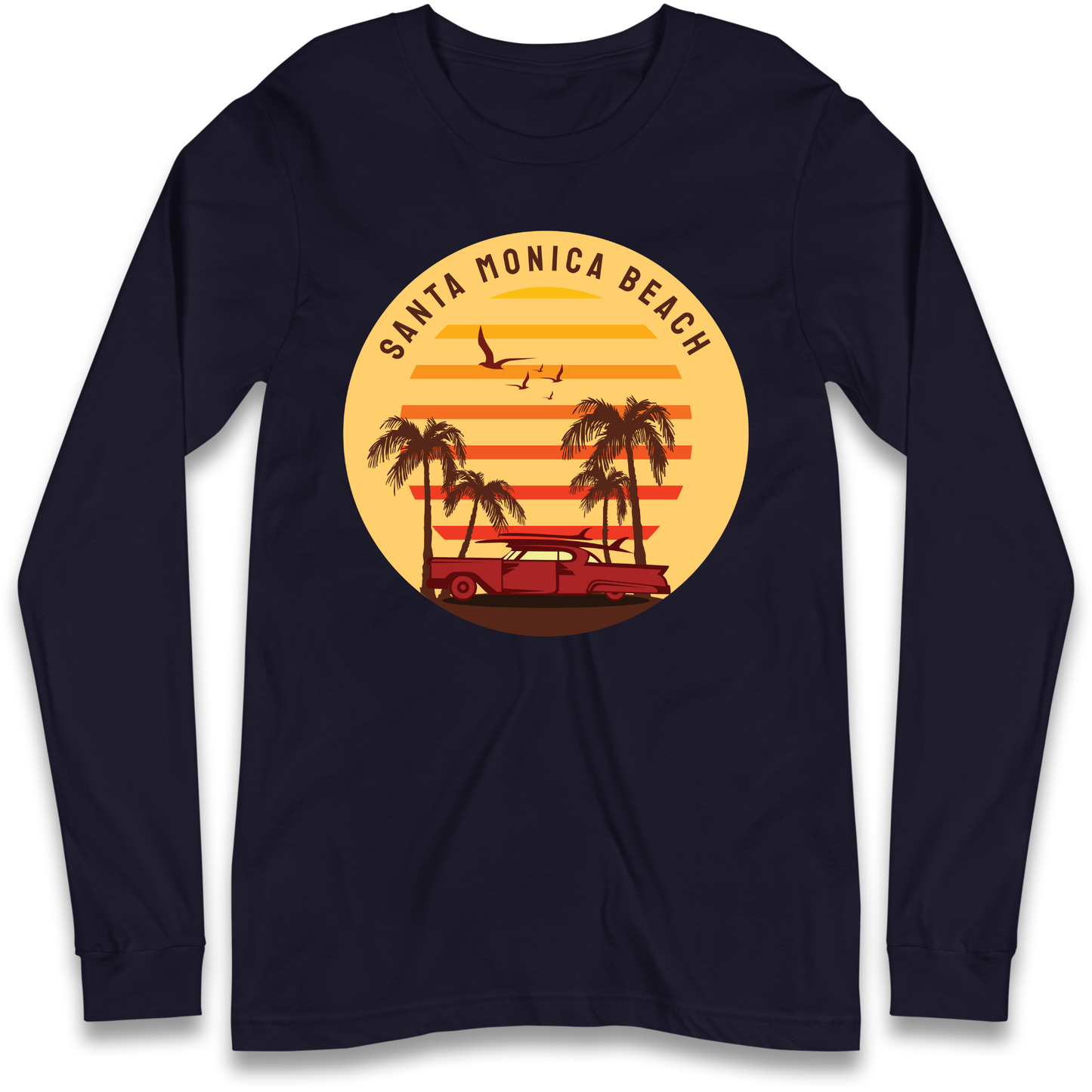 Santa Monica Beach Longsleeve T Shirt