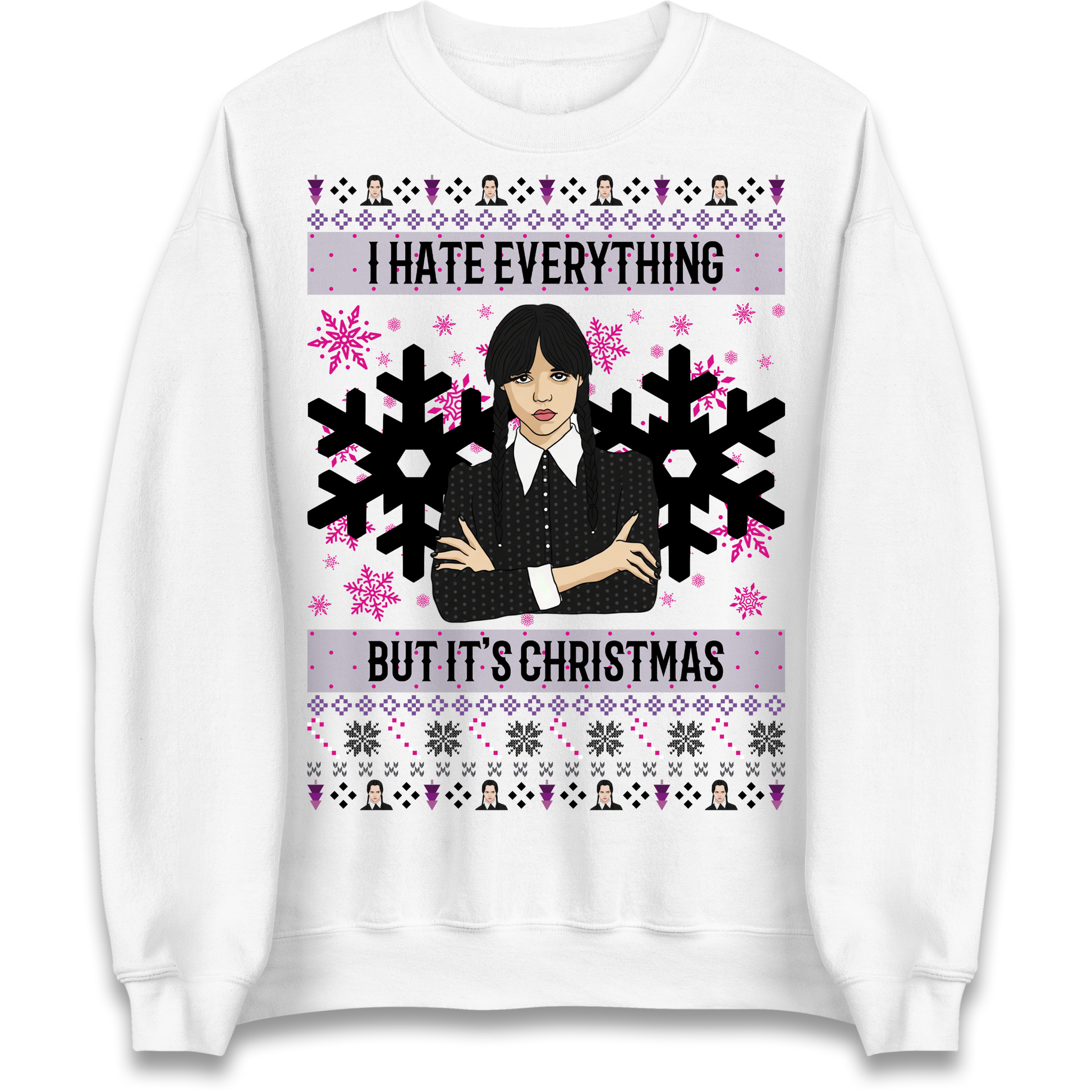 Wednesday addams Christmas Jumper