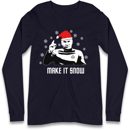Make It Snow Longsleeve T Shirt