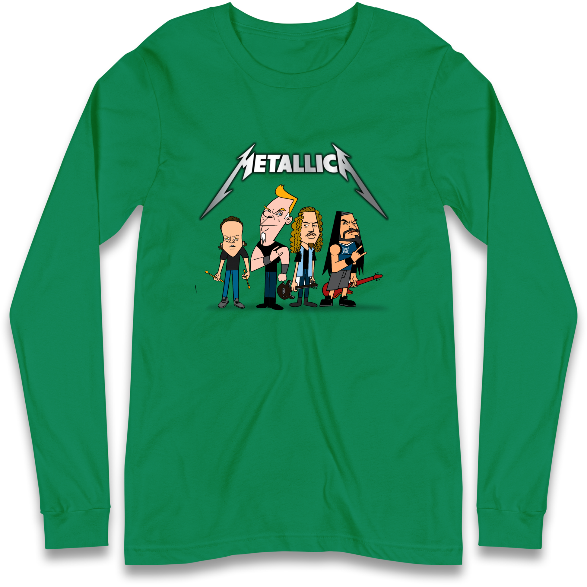 Metallica Cartoon Longsleeve T Shirt