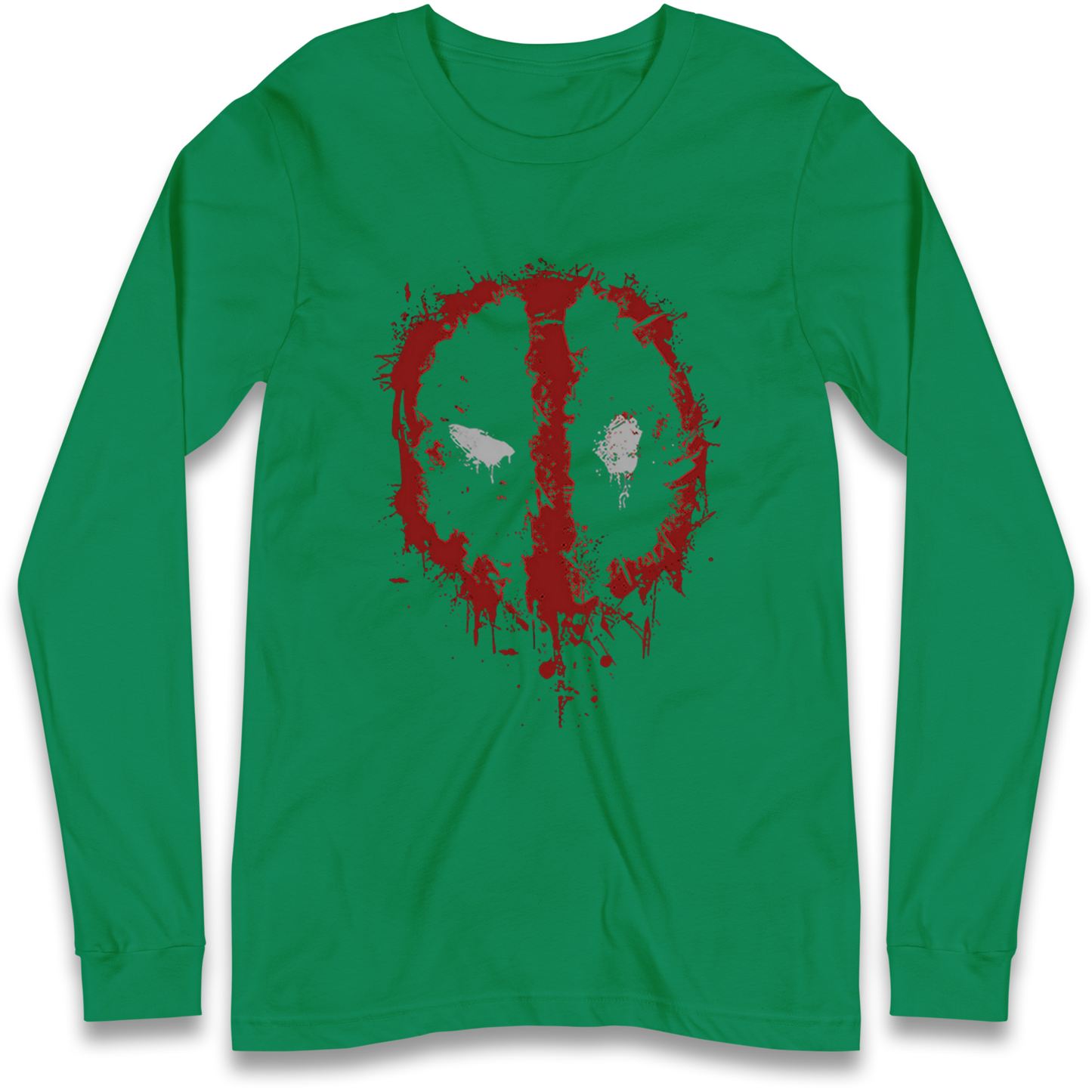 Marvel Deadpool Splatter Icon Longsleeve T Shirt