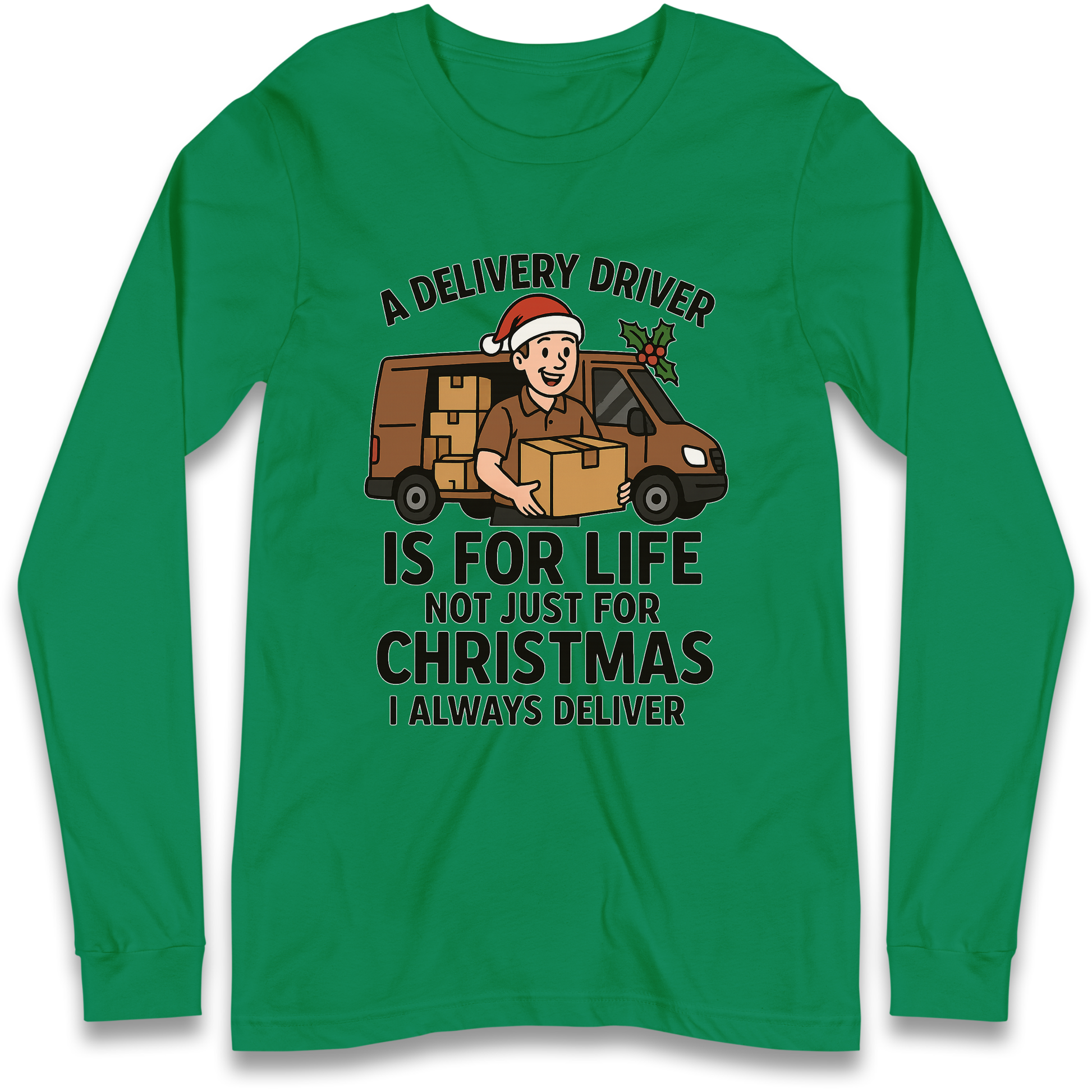 Delivery Driver Christmas Longsleeve T Shirt
