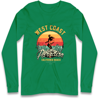 West Coast Surf Paradise Longsleeve T Shirt
