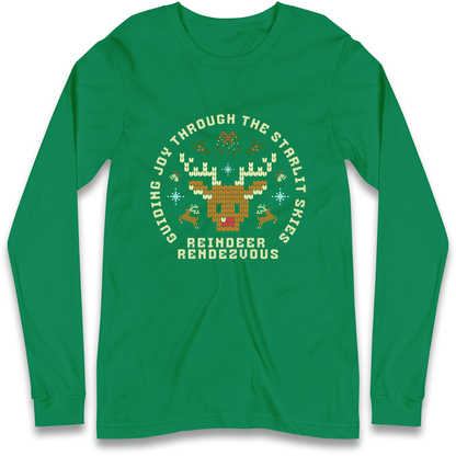 Reindeer Rendezvous Christmas Longsleeve T Shirt
