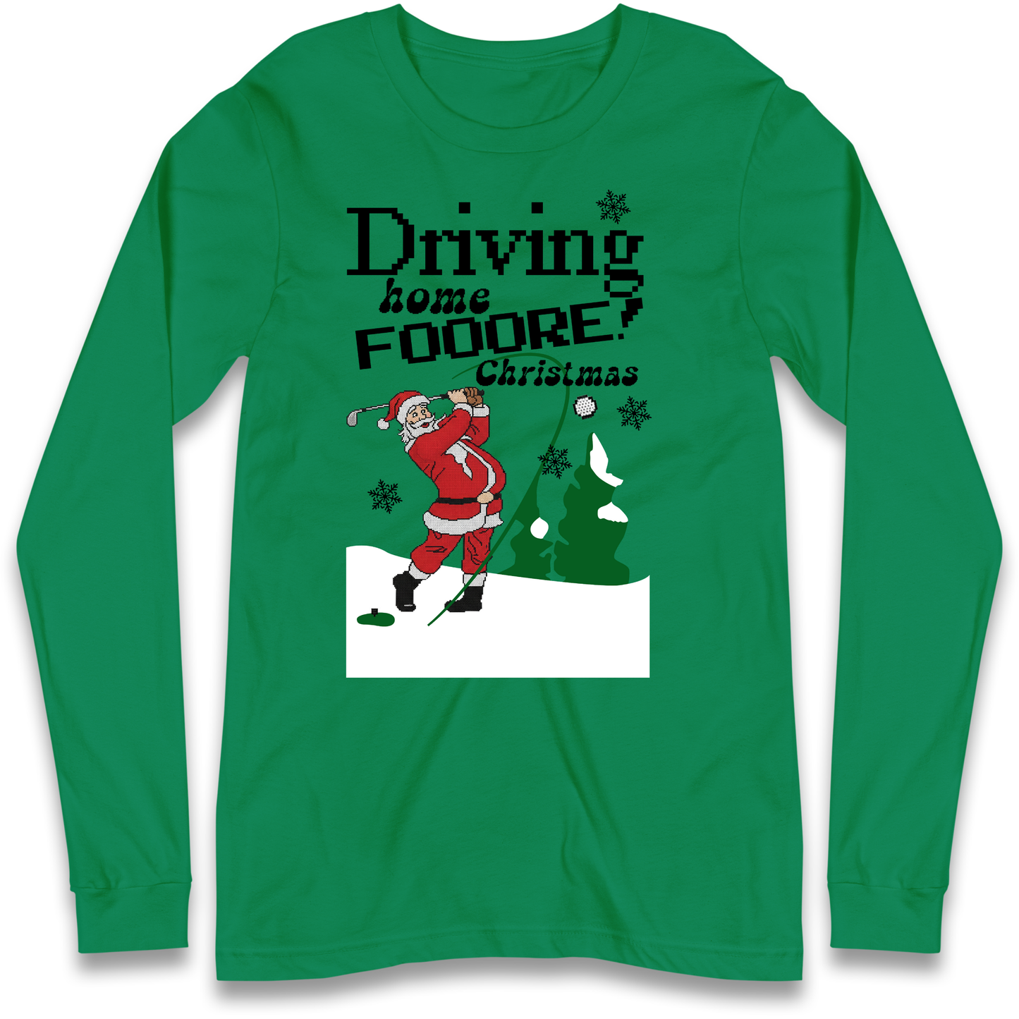 Christmas Golf Longsleeve T-Shirt