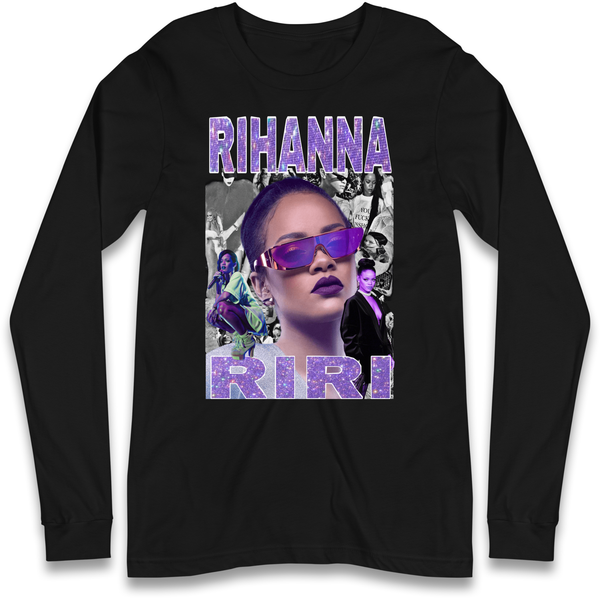 Rihanna Riri Bootleg Longsleeve T Shirt 