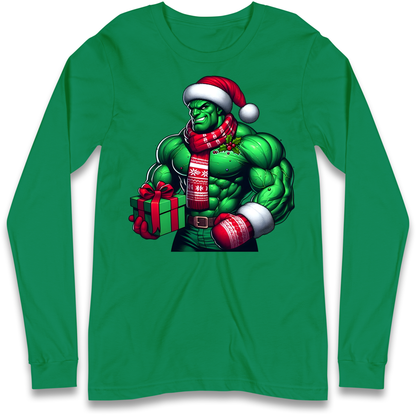 The Hulk Santa Longsleeve T Shirt