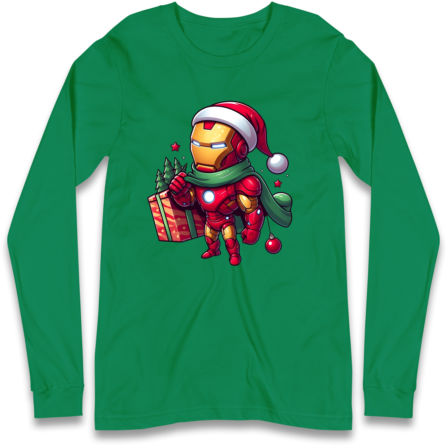 Ironman Santa Longsleeve T Shirt