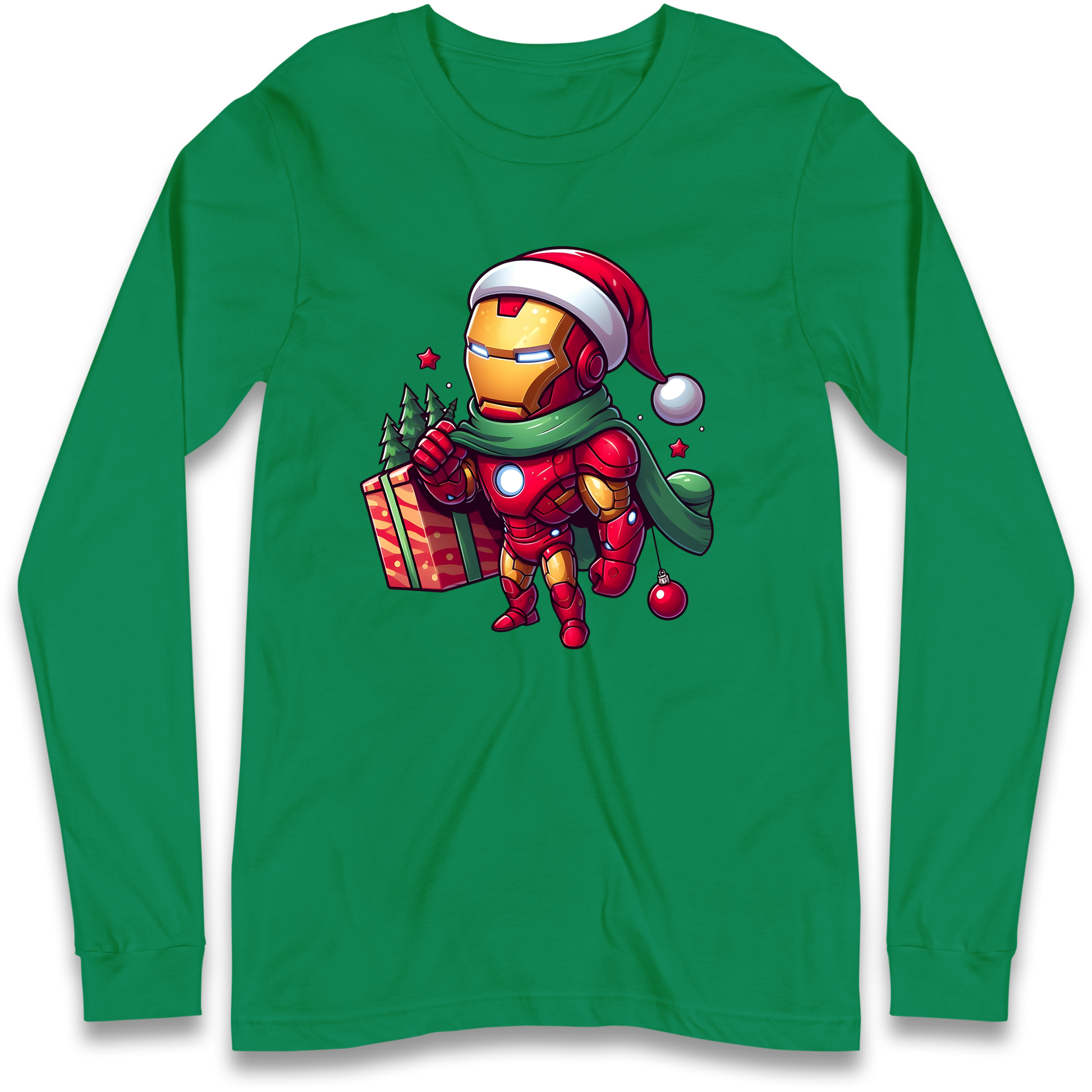 Ironman Santa Longsleeve T Shirt