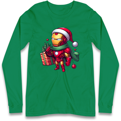 Ironman Santa Longsleeve T Shirt