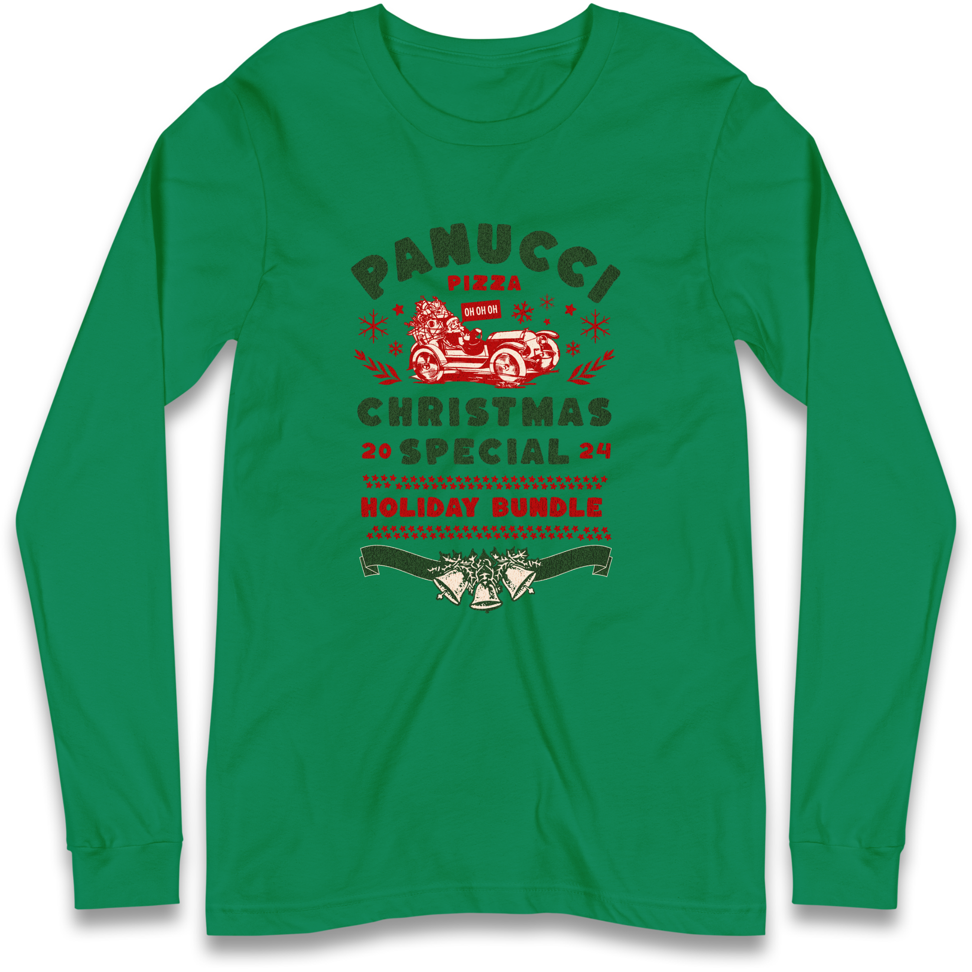 Panucci Pizza Christmas Special Christmas Longsleeve T Shirt