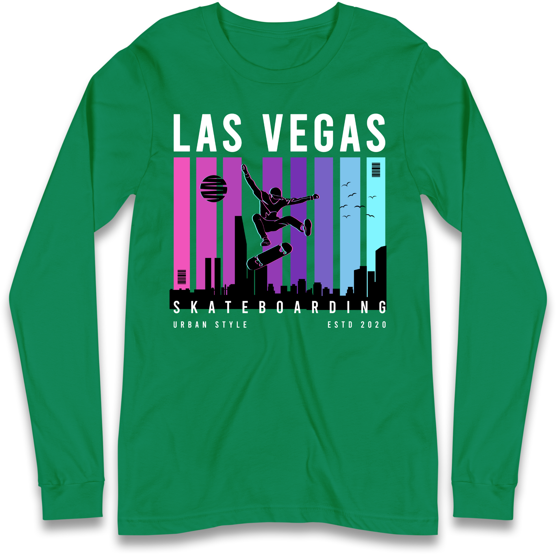 Las Vegas Skateboarding Longsleeve T Shirt