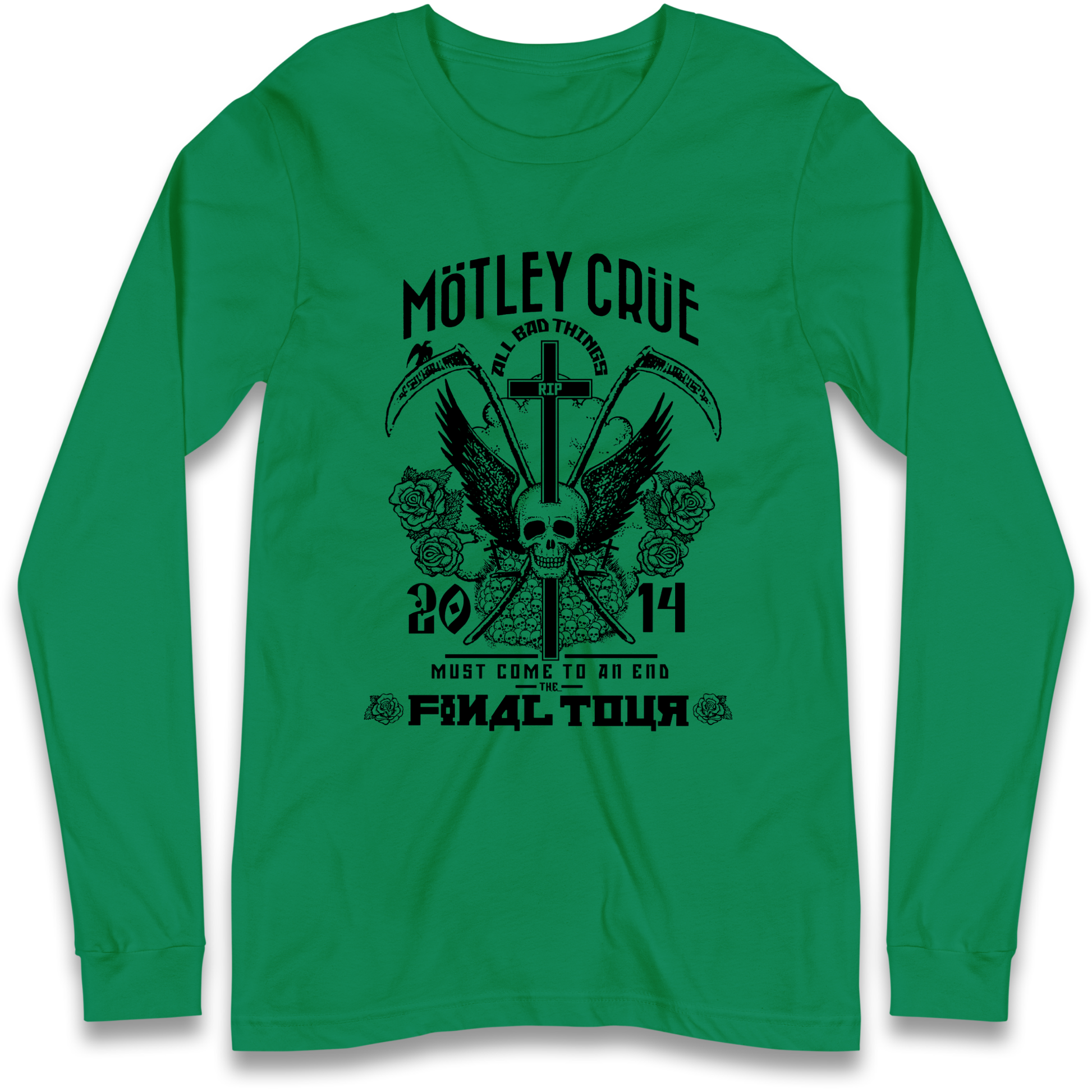 Motley Crue All Bad Things Longsleeve T Shirt