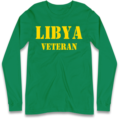 Libya Veteran Longsleeve T Shirt