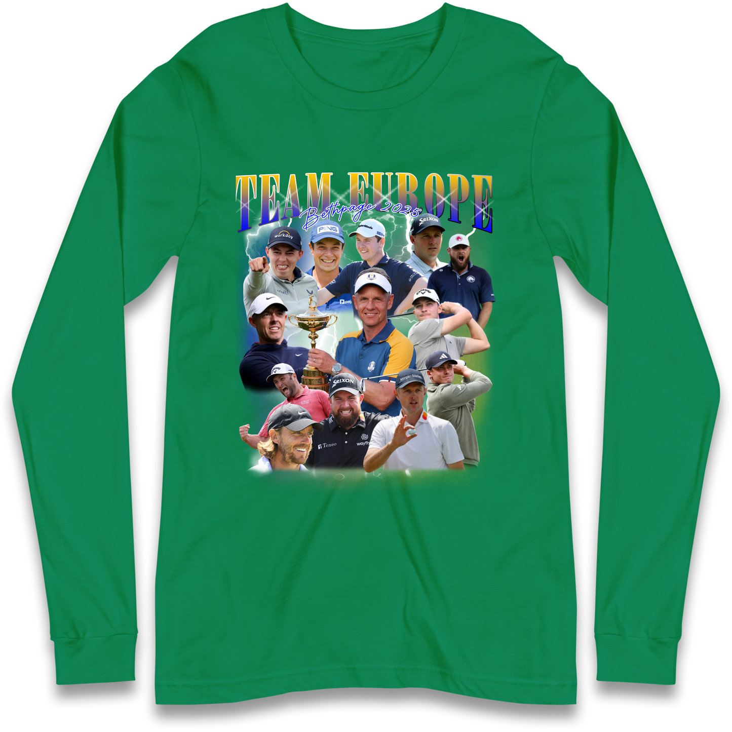 Ryder Cup 2025 Team Europe Longsleeve T Shirt