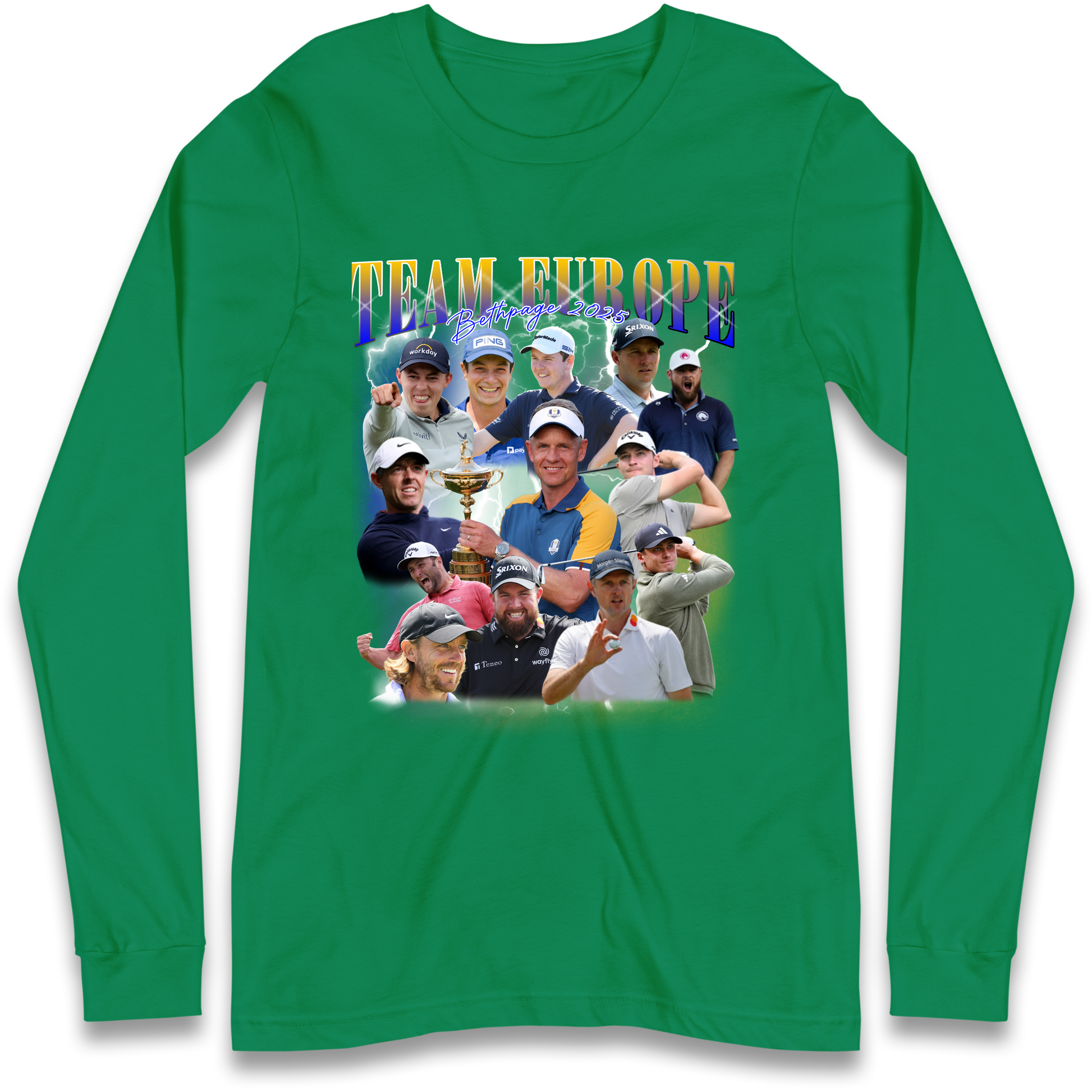 Ryder Cup 2025 Team Europe Longsleeve T Shirt