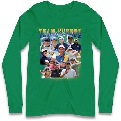 Ryder Cup 2025 Team Europe Longsleeve T Shirt
