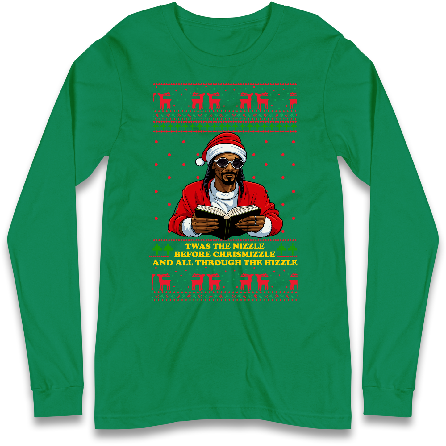Snoop Dogg Nizzle Christmas Longsleeve T-Shirt