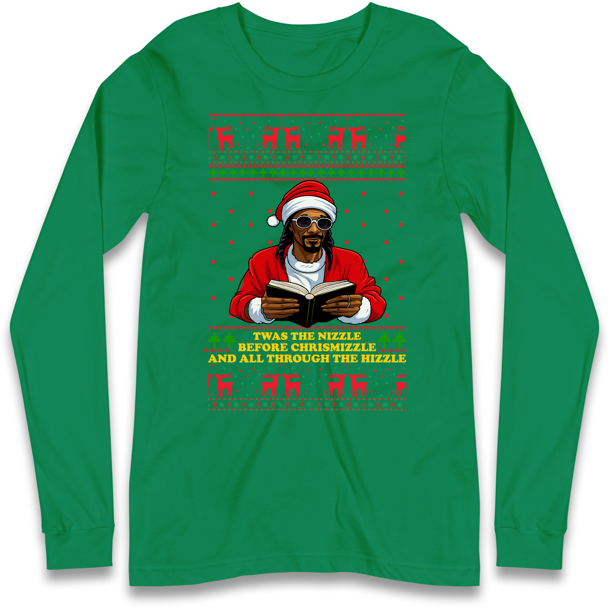Snoop Dogg Nizzle Christmas Longsleeve T-Shirt