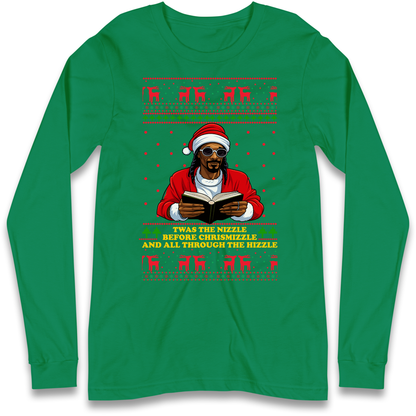 Snoop Dogg Nizzle Christmas Longsleeve T-Shirt