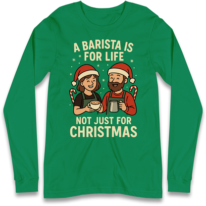 Barista Christmas Longsleeve T Shirt