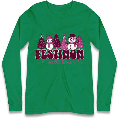 Festimom on The Loose Longsleeve T Shirt