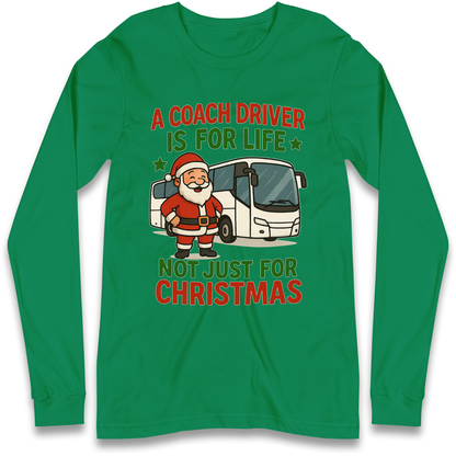 Coach Driver Christmas Longsleeve T Shirt