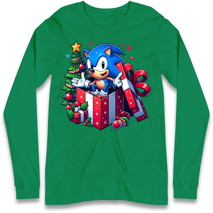 Sonic The Hedgehog Christmas Longsleeve T Shirt