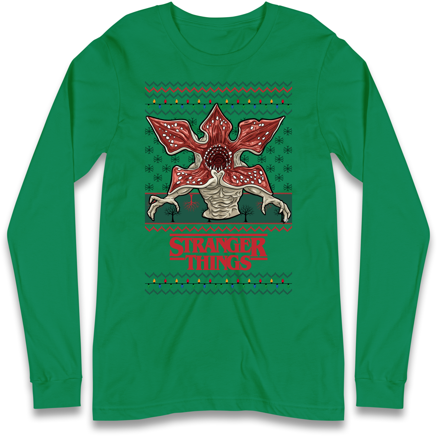 Demogorgon Christmas Longsleeve T Shirt