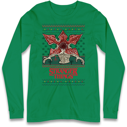 Demogorgon Christmas Longsleeve T Shirt
