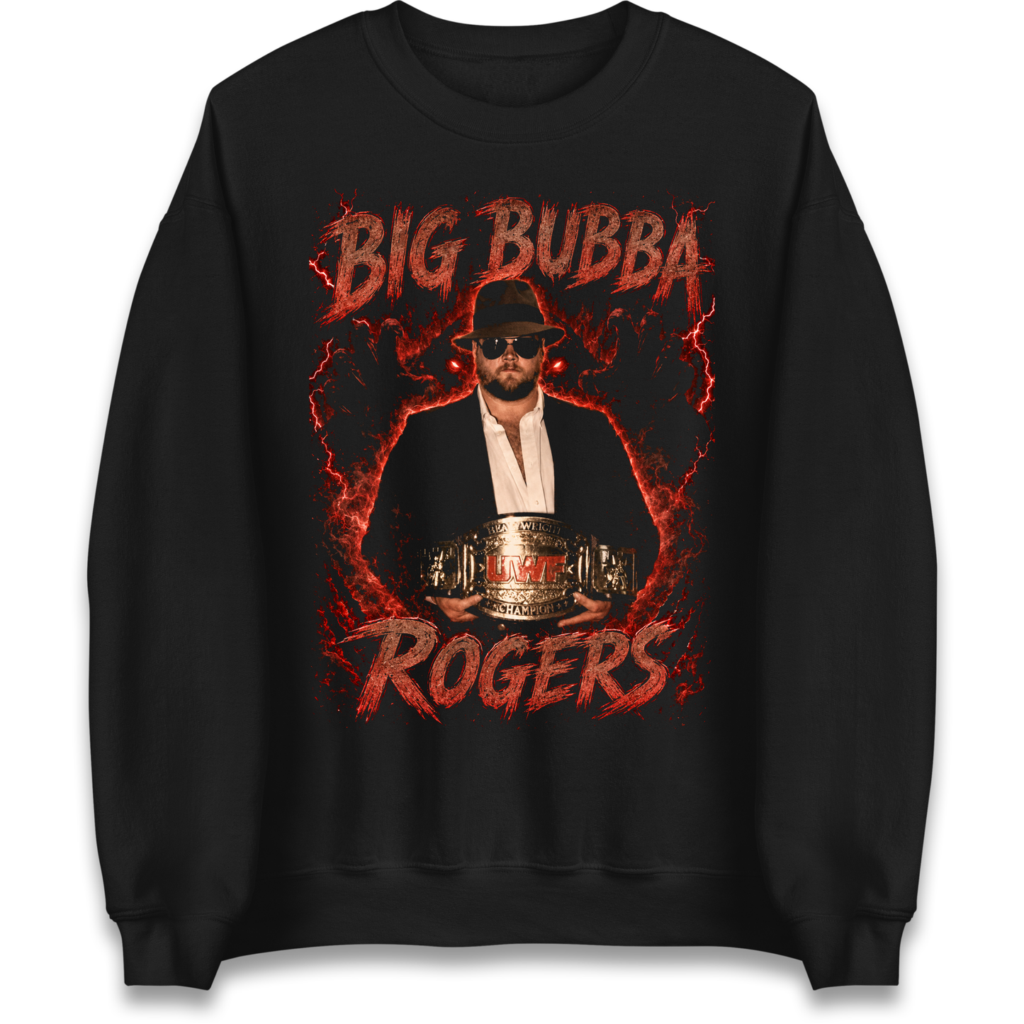 Big Bubba Rogers Big Boss Man WWF Sweatshirt