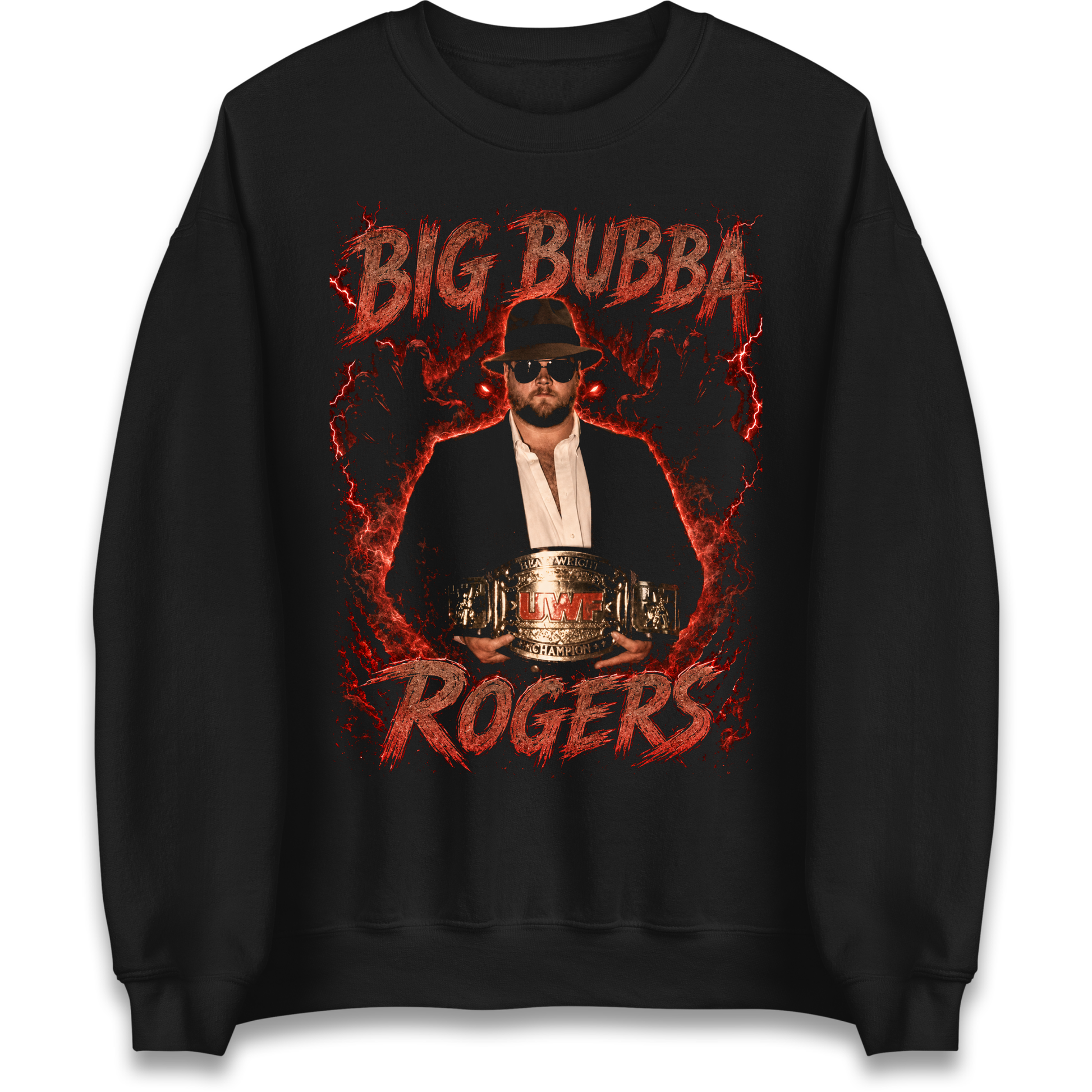 Big Bubba Rogers Big Boss Man WWF Sweatshirt
