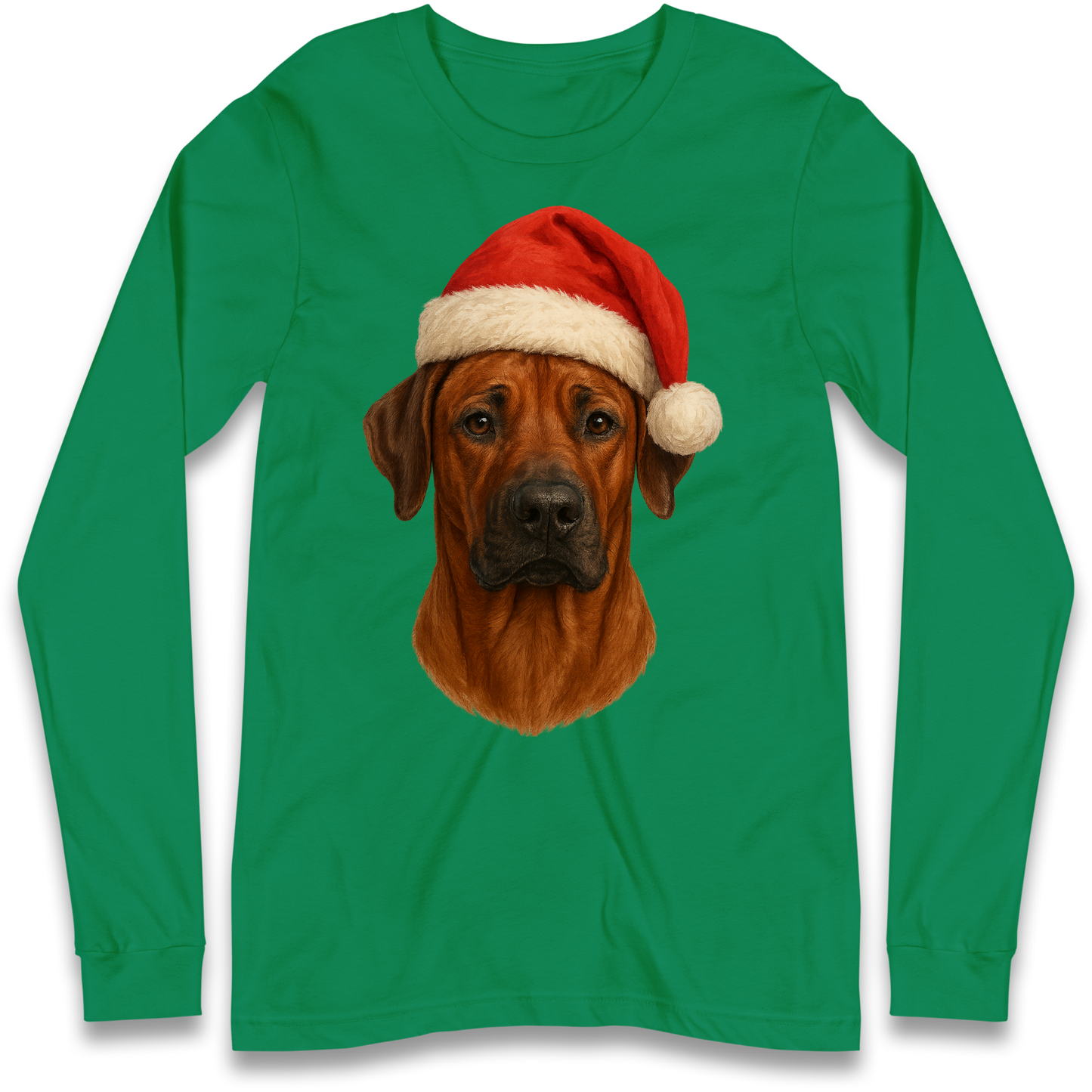 Rhodesian Ridgeback Christmas Longsleeve T-Shirt