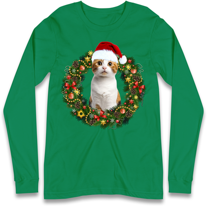 Cat Christmas Longsleeve T Shirt