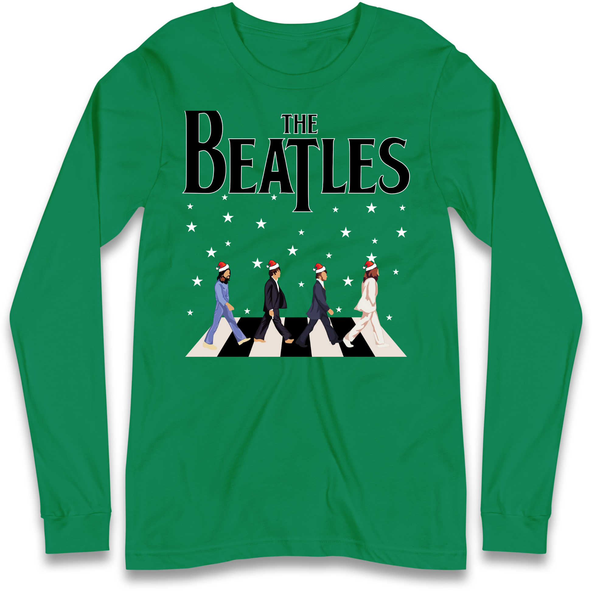 The Beatles Abbey Road Christmas Longsleeve T Shirt