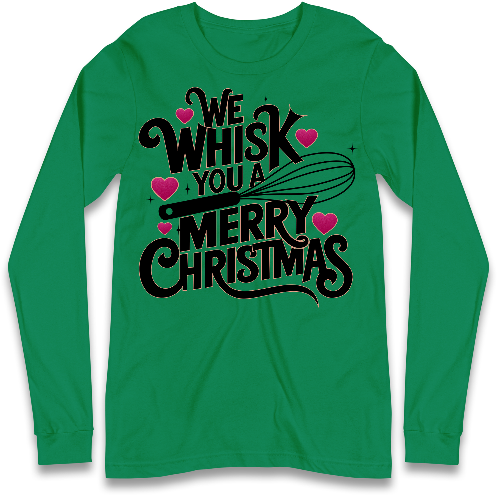We Whisk You a Merry Christmas Longsleeve T Shirt