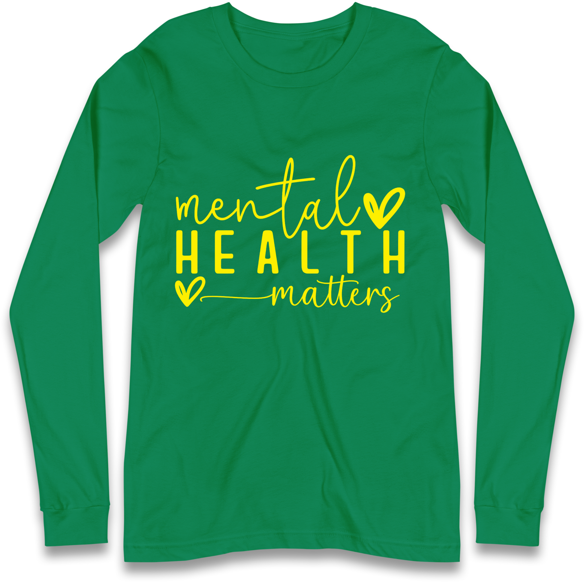 Yellow Mental Health Longsleeve T Shirt