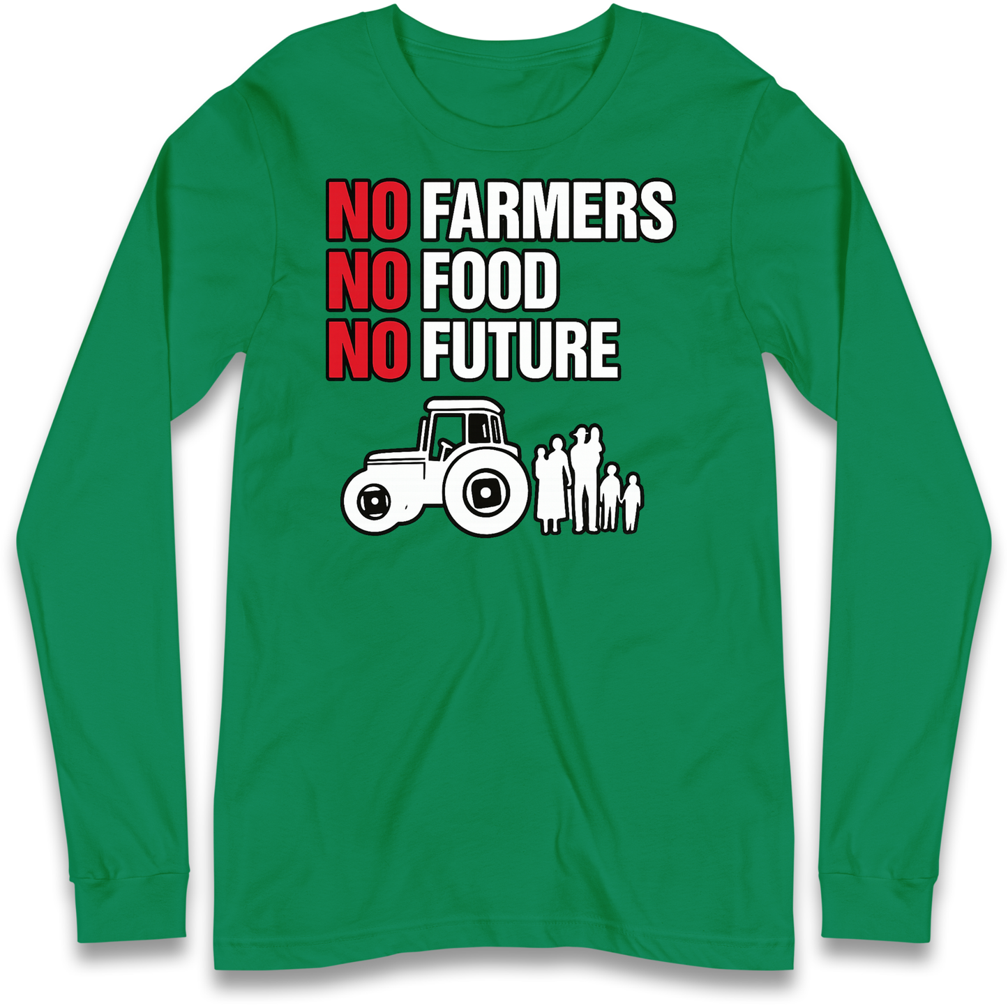 Farmers Agricultural Inheritance Tax Protest Longsleeve T Shirt