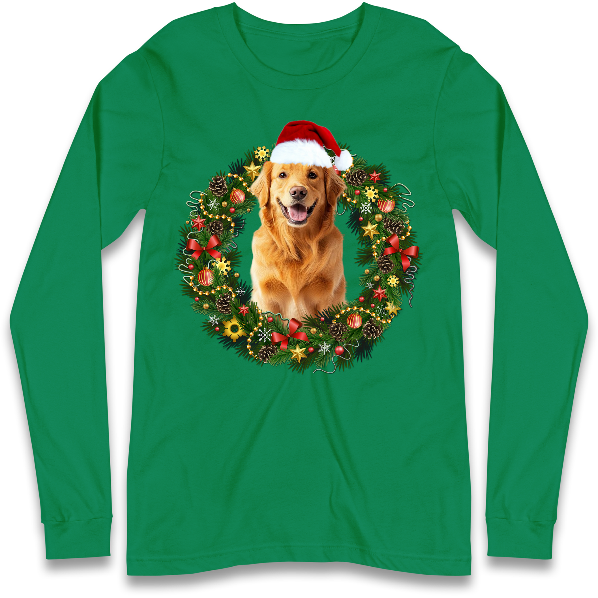Dog Christmas Longsleeve T Shirt