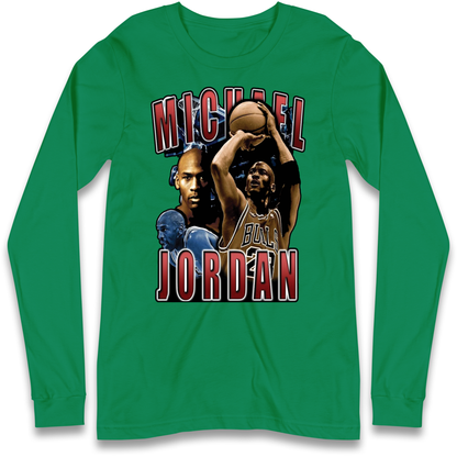 Michael Jordan Bulls Longsleeve T Shirt