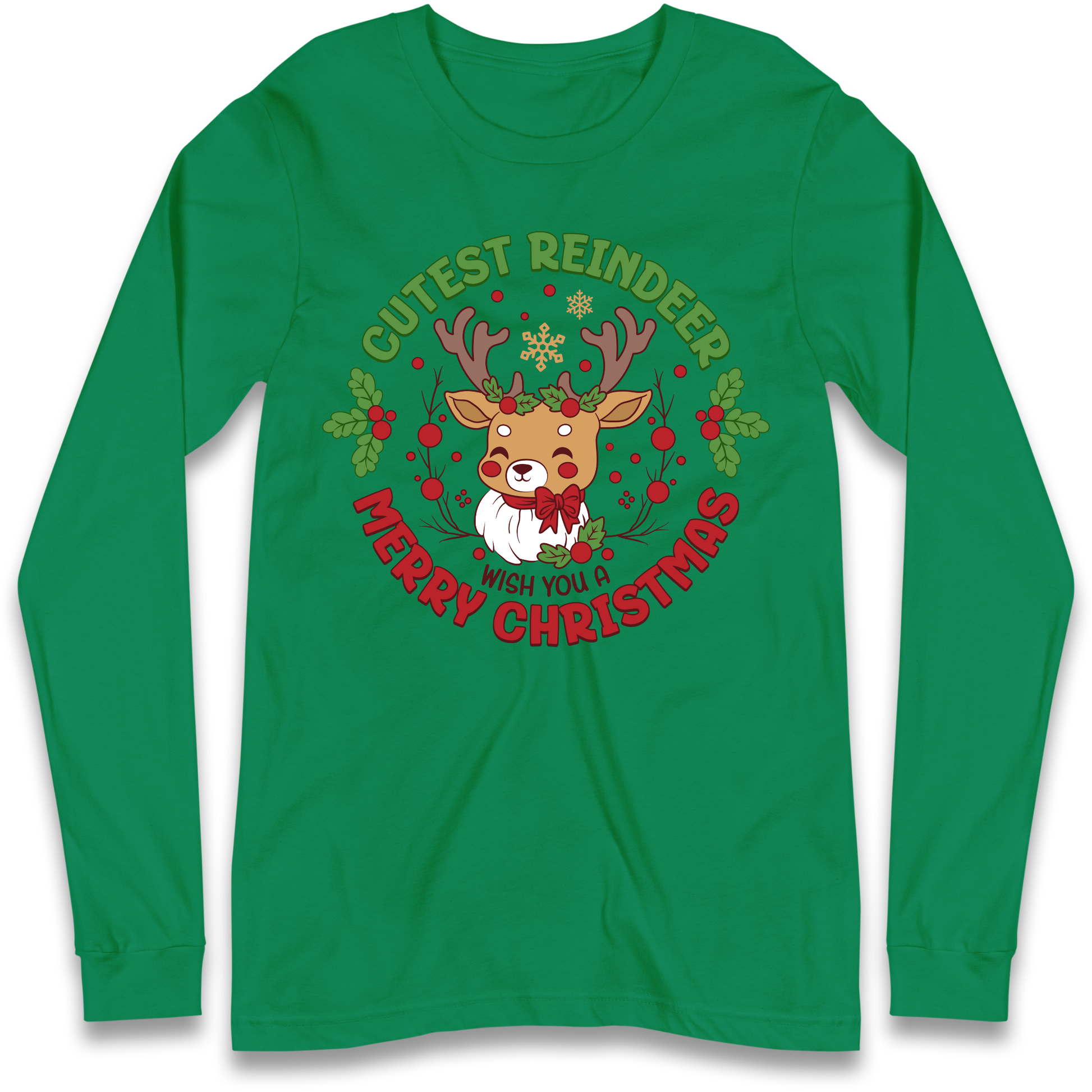 Cutest Reindeer Longsleeve T Shirt