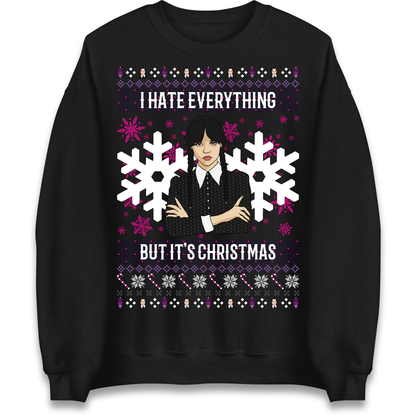 Wednesday addams Christmas Jumper