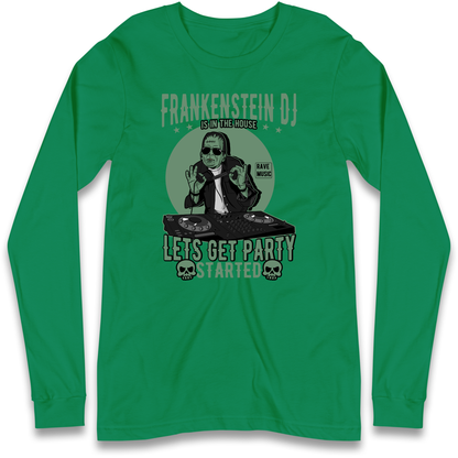 Frankenstein DJ Longsleeve T Shirt